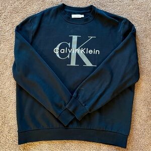 Calvin Klein Men's Black Crewneck Sweatshirt